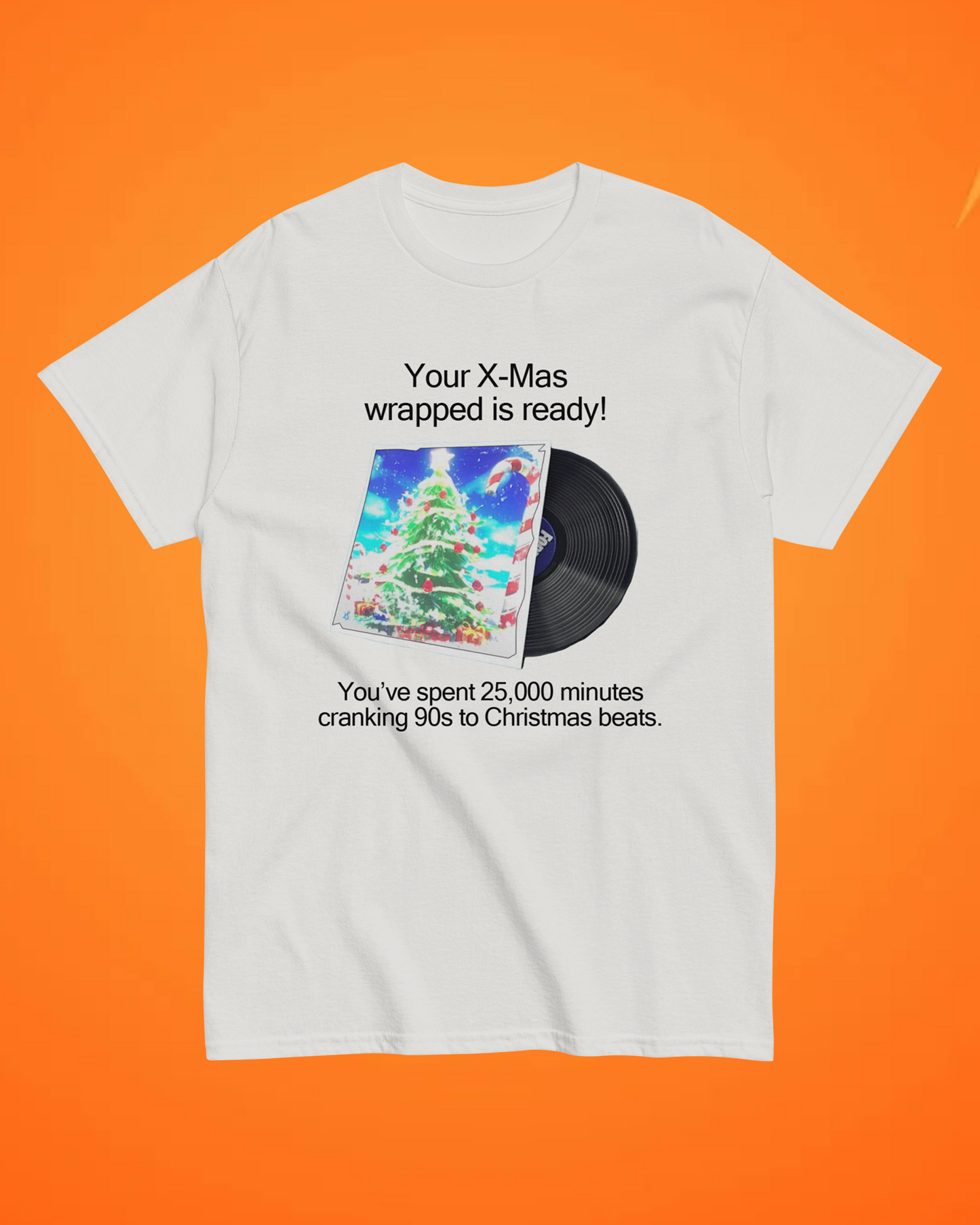 "Christmas wrapped" tee