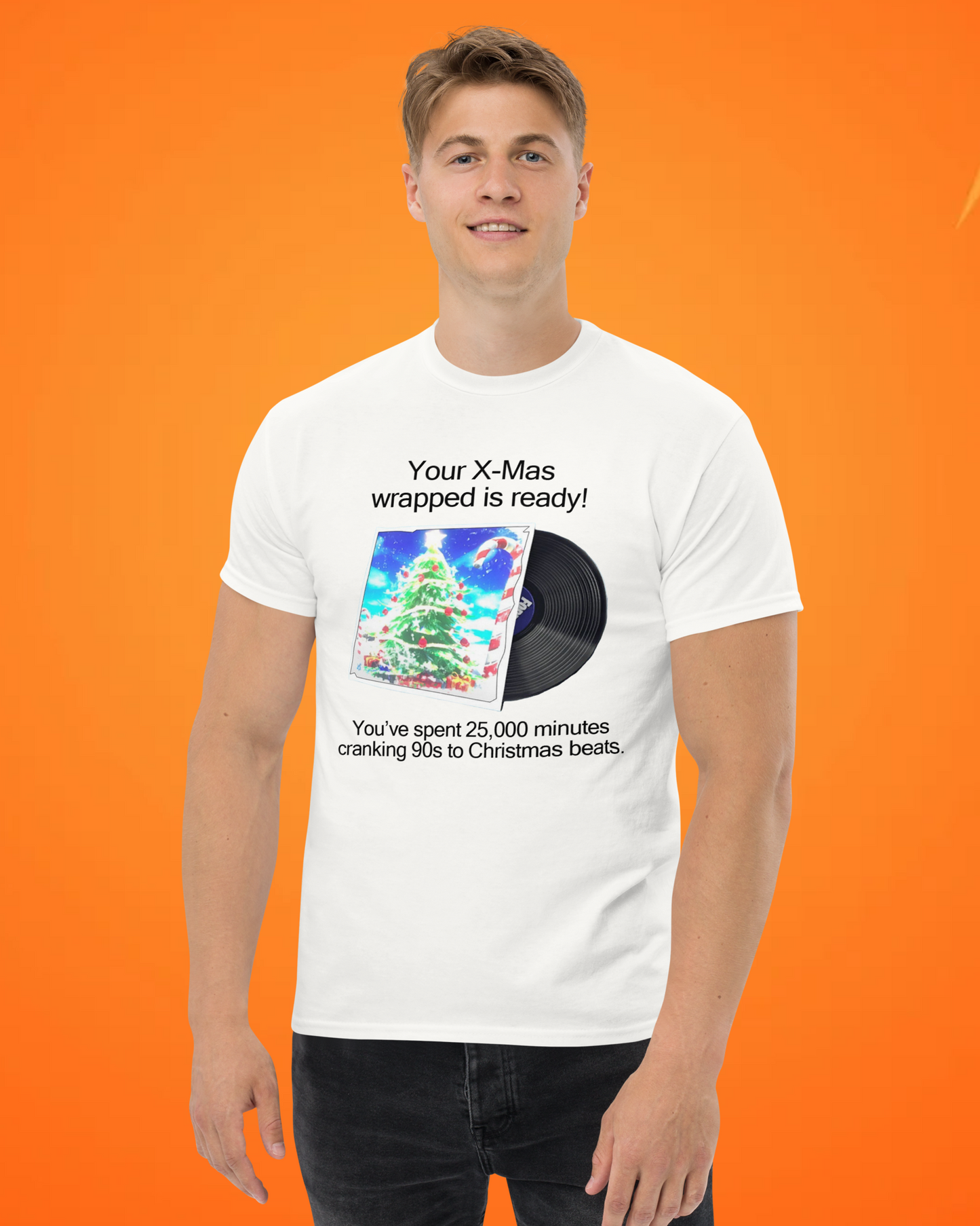 "Christmas wrapped" tee