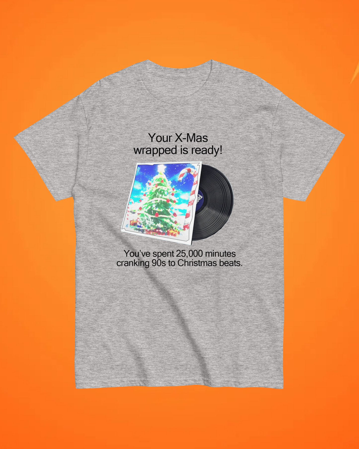 "Christmas wrapped" tee