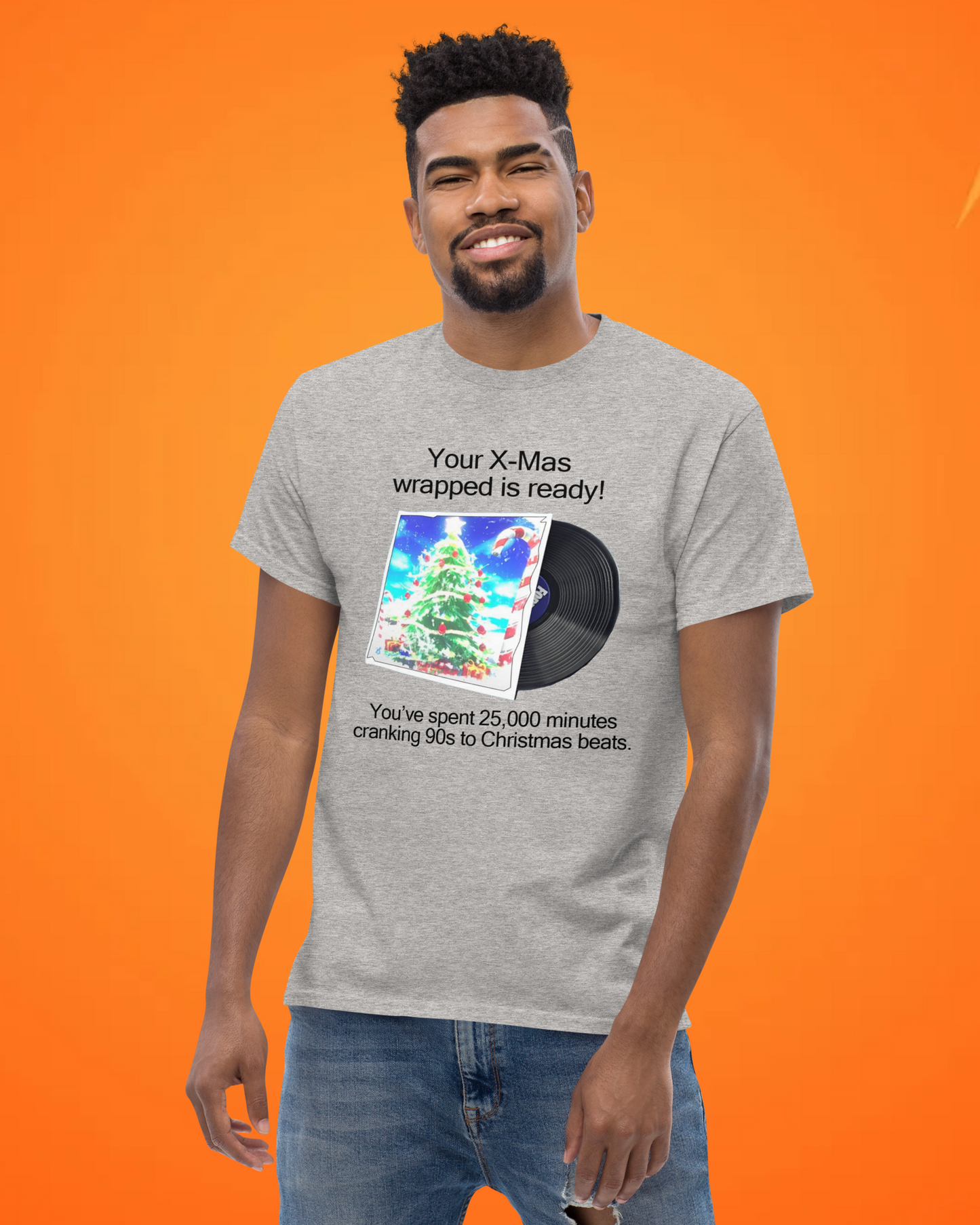 "Christmas wrapped" tee