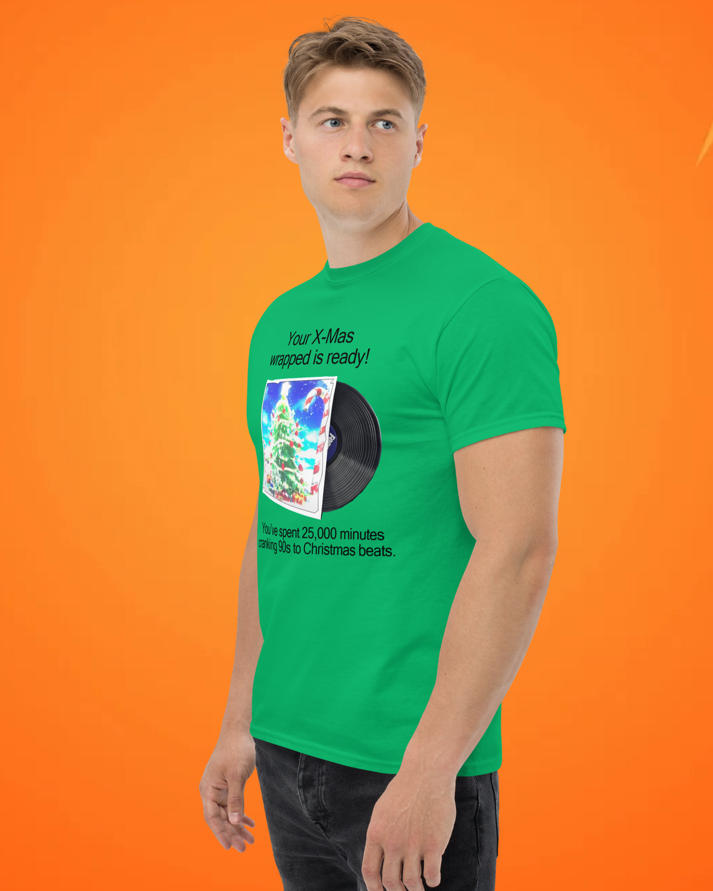 "Christmas wrapped" tee