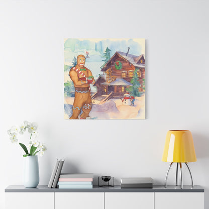 Christmas canvas