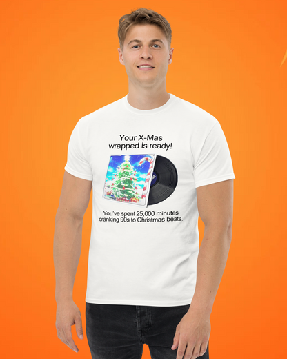 "Christmas wrapped" tee