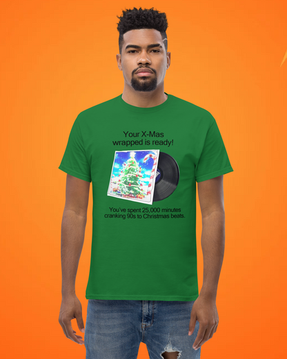 "Christmas wrapped" tee