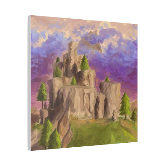 Salty springs mountain canvas